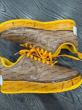 Nike Air Force 1 Experimental Archaed Brown/University Gold Men's size 7